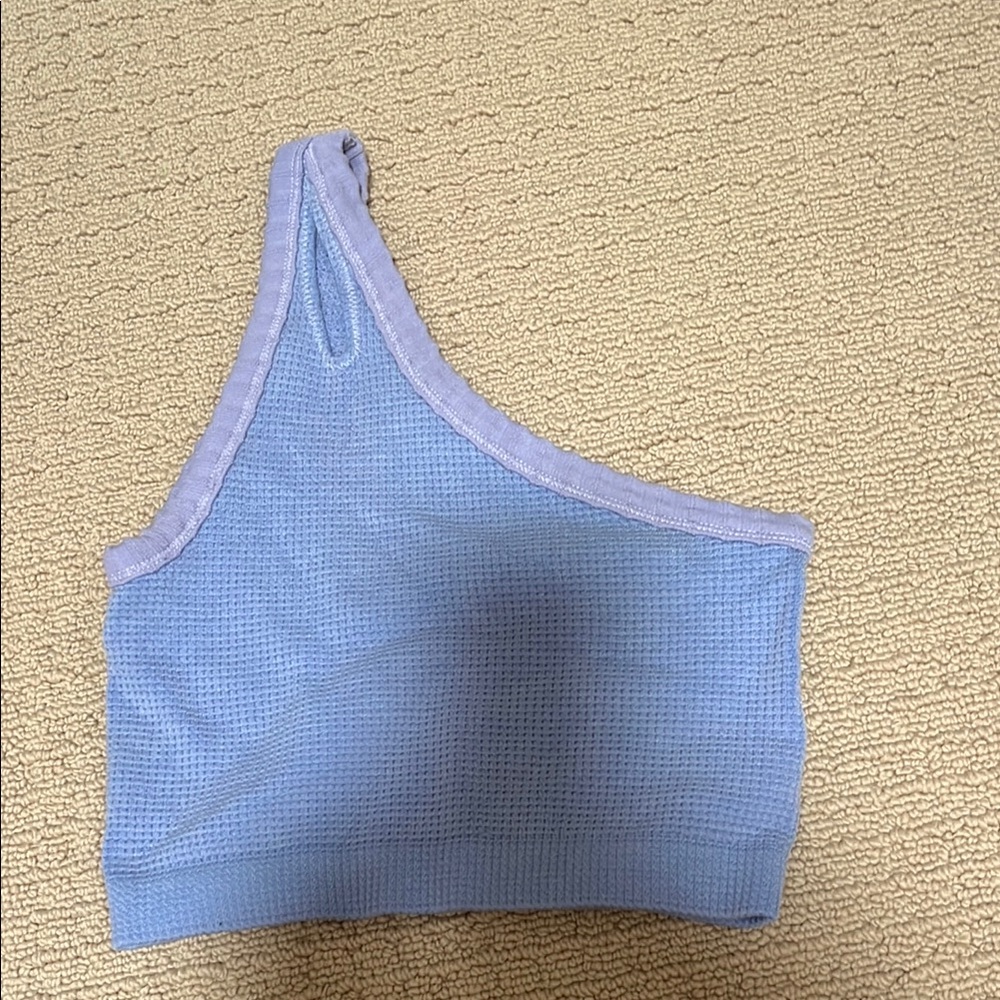 Chic Light Blue Knit Top: URBAN OUTFITTERS/ XS